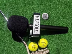 Reto de los tres hoyos conquistó el stand de Etiqueta y Callaway en el Abierto LCC